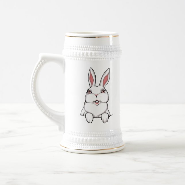 Easter Beer Mug Coffee Cup Festive Bunny Mug (Left)