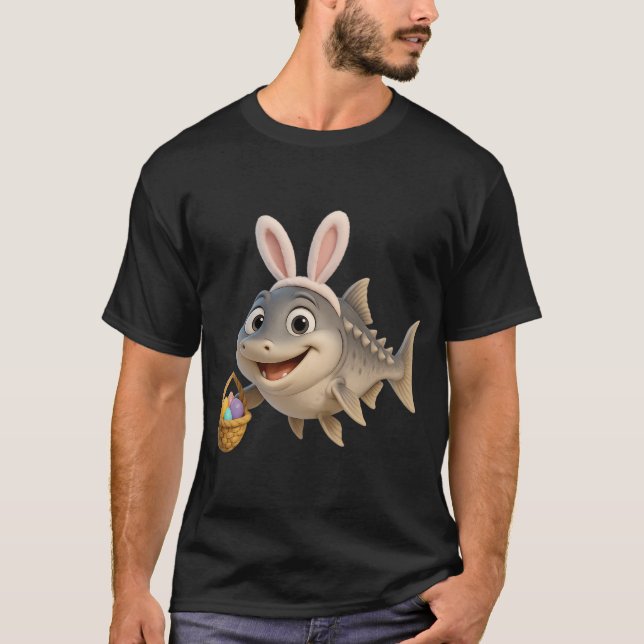 Easter Beluga Sturgeon T-Shirt (Front)
