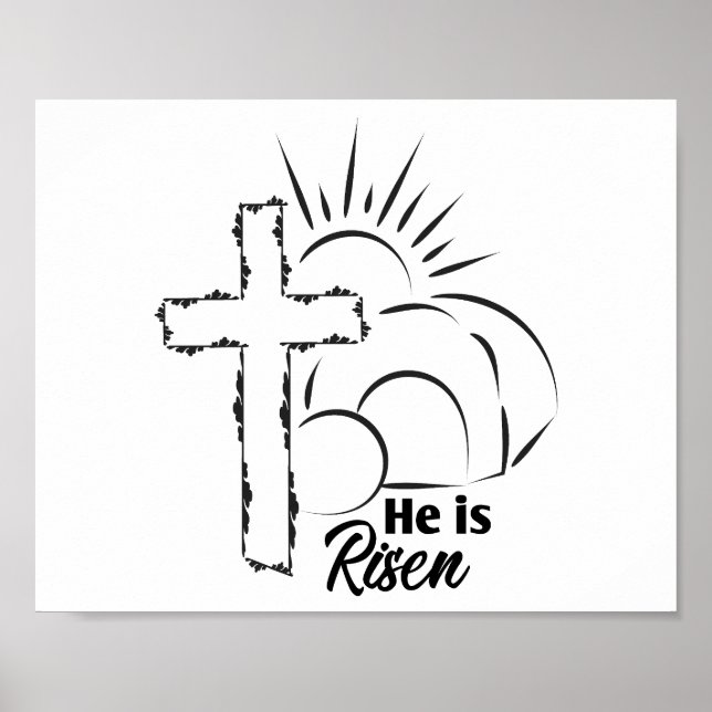 Easter Bible Verse Poster (Front)
