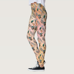 Easter Bilby & Australian Flowers Leggings