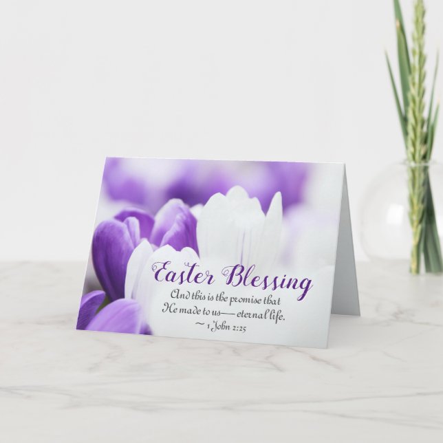 Easter Blessing 1John 2:25 This is the Promise- Card (Front)