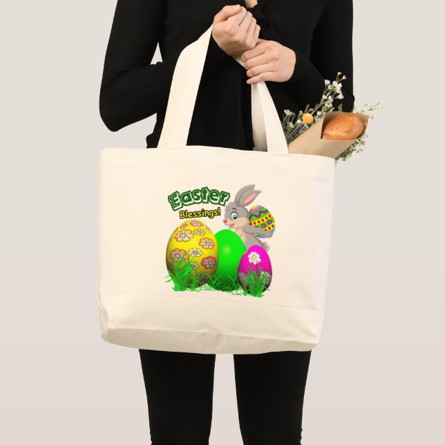 Easter Blessings-Easter Tote Bag (Front (Product))