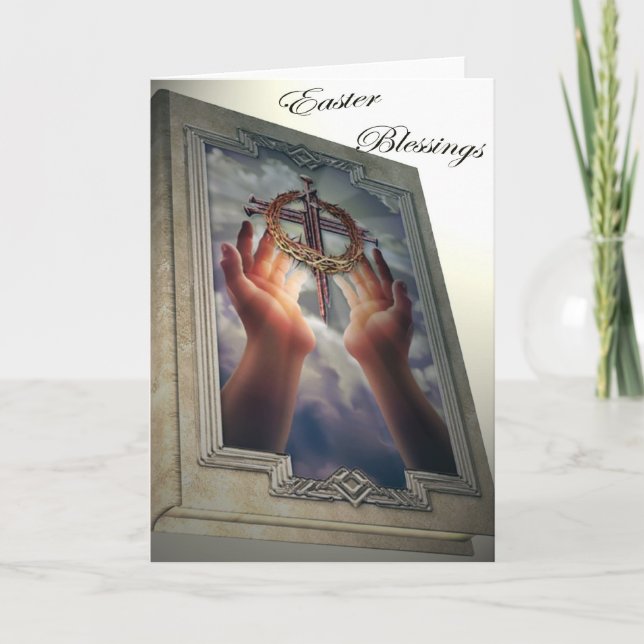 Easter Blessings Holiday Card (Front)