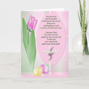 Easter Blessings Holiday Card