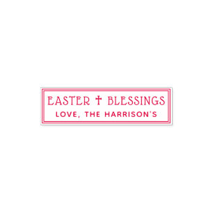 Easter Blessings Holy Cross Self-inking Stamp