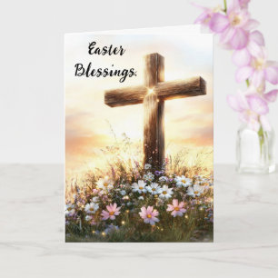 Easter Blessings Sunrise Card