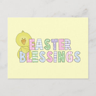 Easter Blessings T-shirts and Gifts Holiday Postcard
