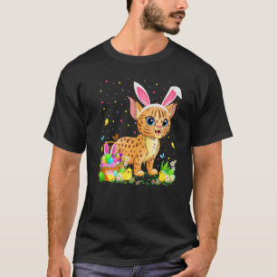 Easter Bobcat Bunny Egg Hunting Bobcat Easter Sund T-Shirt