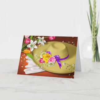 Easter Bonnet Holiday Card