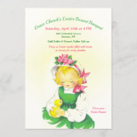Easter Bonnet Invitation