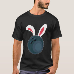Easter Bowling Bunny Ears Happpy Easter Day Sports T-Shirt
