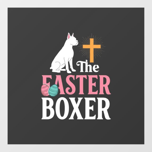 Easter Boxer Dog Vintage Engraving Shirt (Sheet)