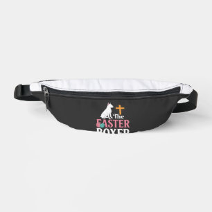 Easter Boxer Dog Vintage Engraving Shirt Bum Bags
