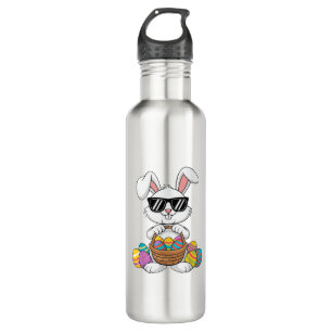 Easter Boys Girls Kids Toddler Bunny Rabbit Easter 710 Ml Water Bottle