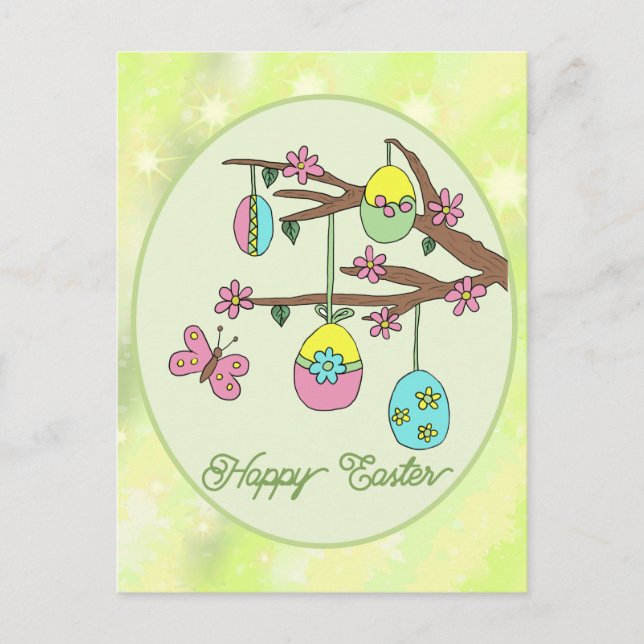 Easter branch postcard (Front)