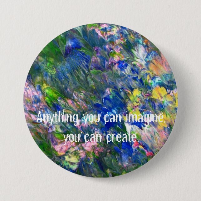 Easter Breeze Imagine Button by KitCaseyStudio (Front)