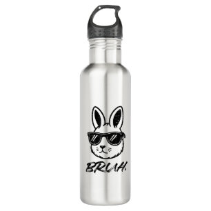 Easter Bruh Bunny Sunglasses Funny Meme Men Boys K 710 Ml Water Bottle