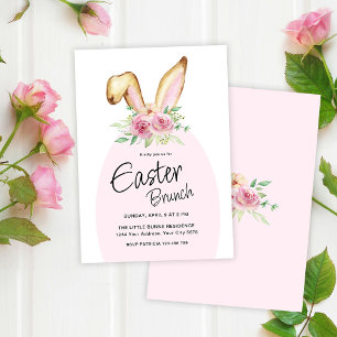 Easter Brunch Bunny Invitation