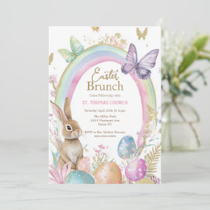 Easter brunch Easter egg hunt Easter Invitation