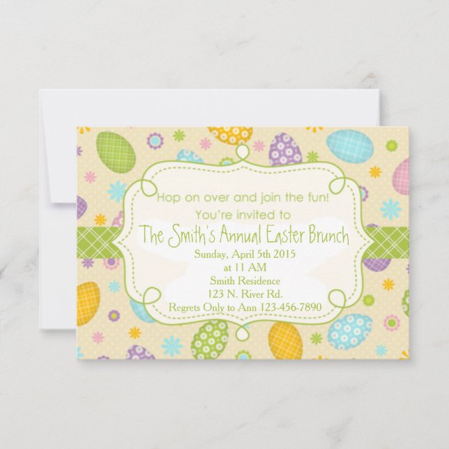 Easter Brunch Invitation (Front)