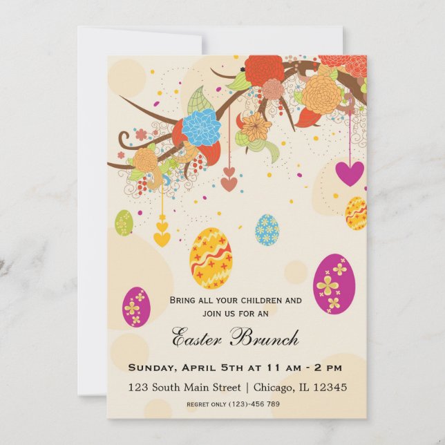 Easter Brunch Invitation (Front)