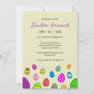 Easter Brunch Invitation