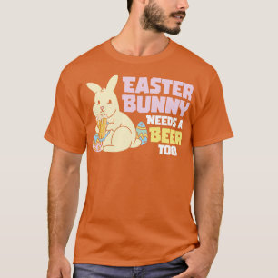 Easter Bunnies Beer Drinking Holiday Rabbit        T-Shirt