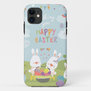 easter bunnies Case-Mate iPhone case