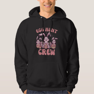 Easter Bunnies Egg Hunt Crew  Cute for Boys Girls  Hoodie