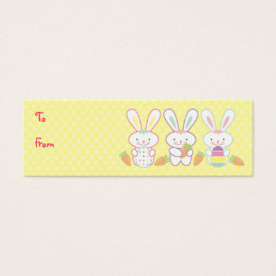 Easter Bunnies Gift Tags