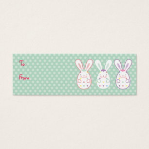 Easter Bunnies Gift Tags