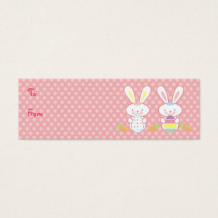 Easter Bunnies Gift Tags