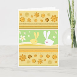 Easter Bunnies Holiday Card