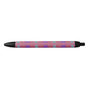 easter bunnies pattern black ink pen