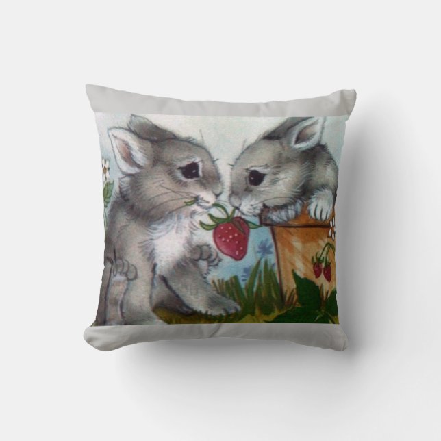 EASTER BUNNIES PILLOW (Front)