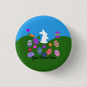 Easter Bunny #3 Button