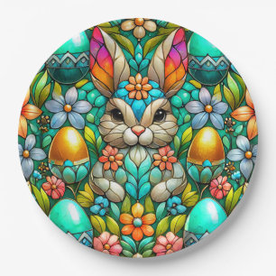 EASTER BUNNY 3D ~ Alcohol Inks ~ Paper Plate