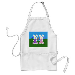 Easter Bunny #4 Adult Apron