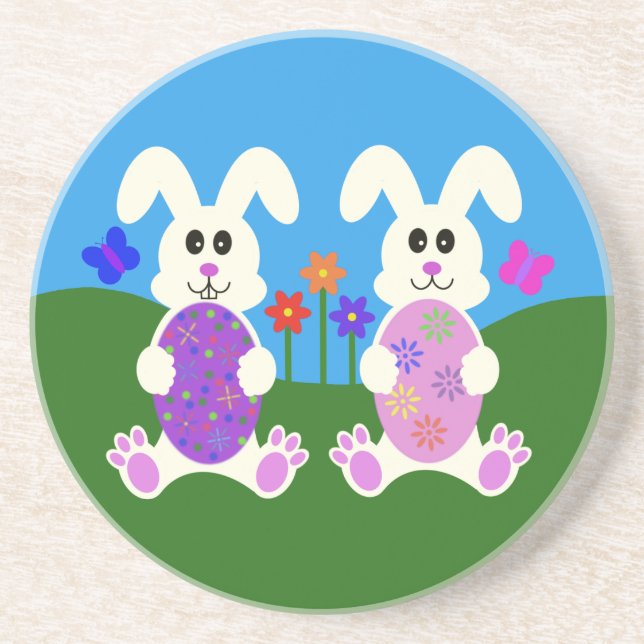 Easter Bunny #4 Coaster (Front)