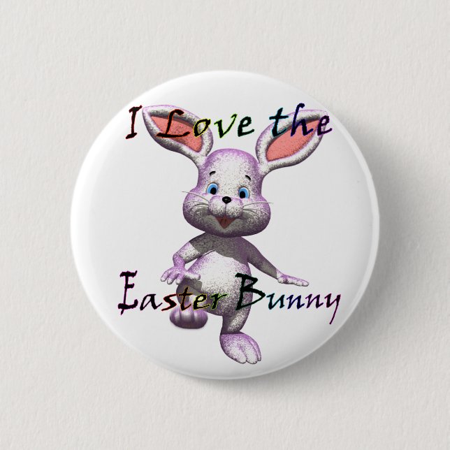 easter.bunny 6 cm round badge (Front)
