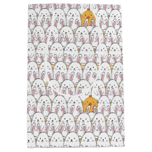 Easter Bunny and Baby Chicks Medium Gift Bag