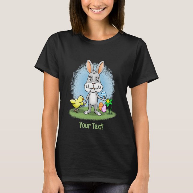 Easter bunny and the Chicken T-Shirt (Front)