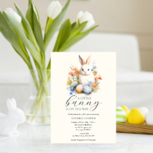 Easter Bunny   Baby Shower  Invitation