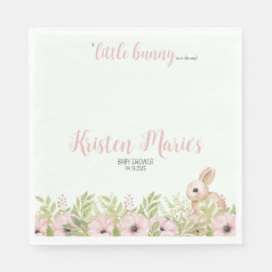 Easter Bunny Baby Shower Napkin