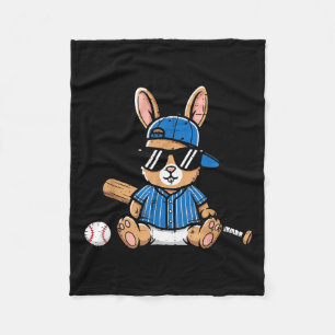 Easter bunny baseball cap ball bat cute rabbit fleece blanket