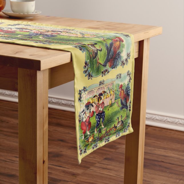 Easter Bunny Baseball Table Runner (In Situ)