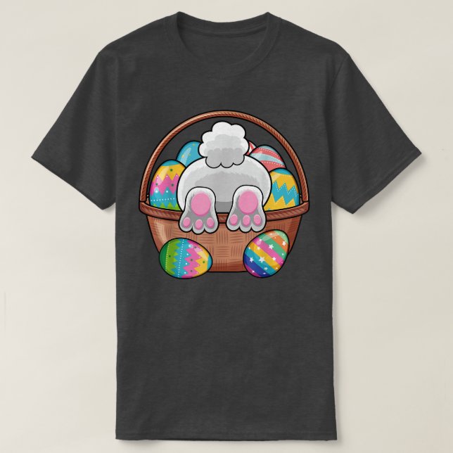 Easter Bunny Basket Eggs Rabbit Easter Day Women M T-Shirt (Design Front)
