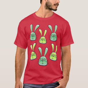 Easter Bunny Beautiful Easter Eggs Happy Easter Bu T-Shirt