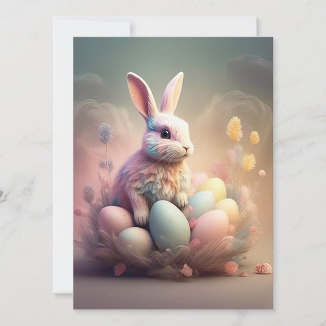 " EASTER BUNNY " CARD (Front)