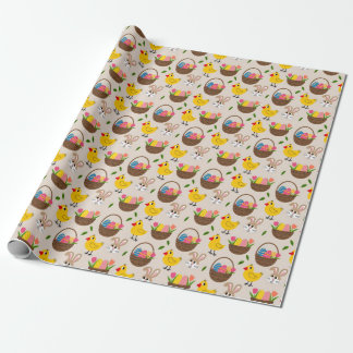 Easter Bunny & Chick Wrapping Paper